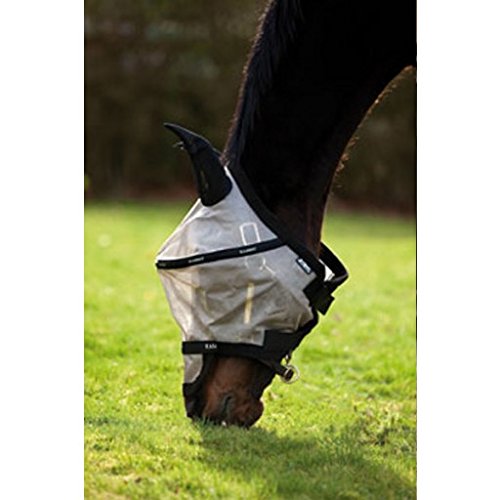 Horseware Rambo Plus Fly Mask Horse Silver